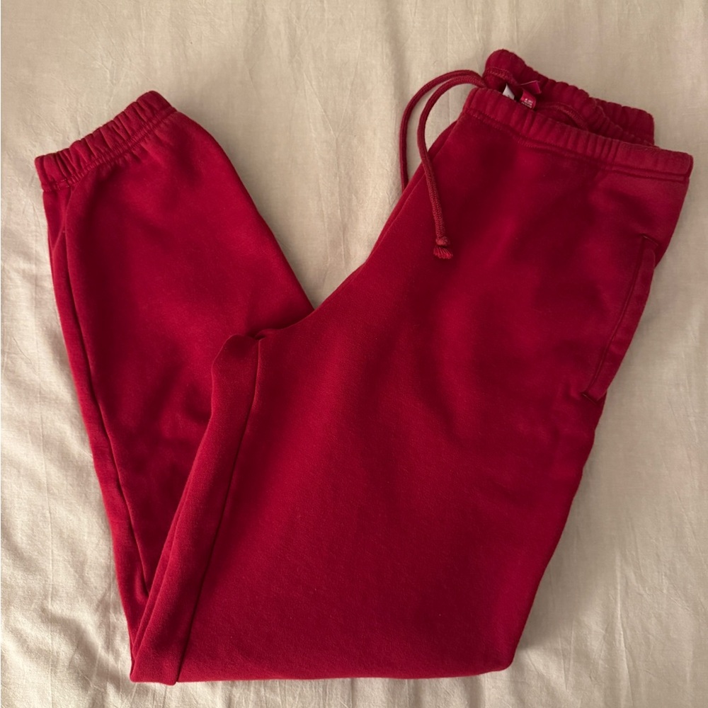 SKIMS Classic Jogger Red Track Pants